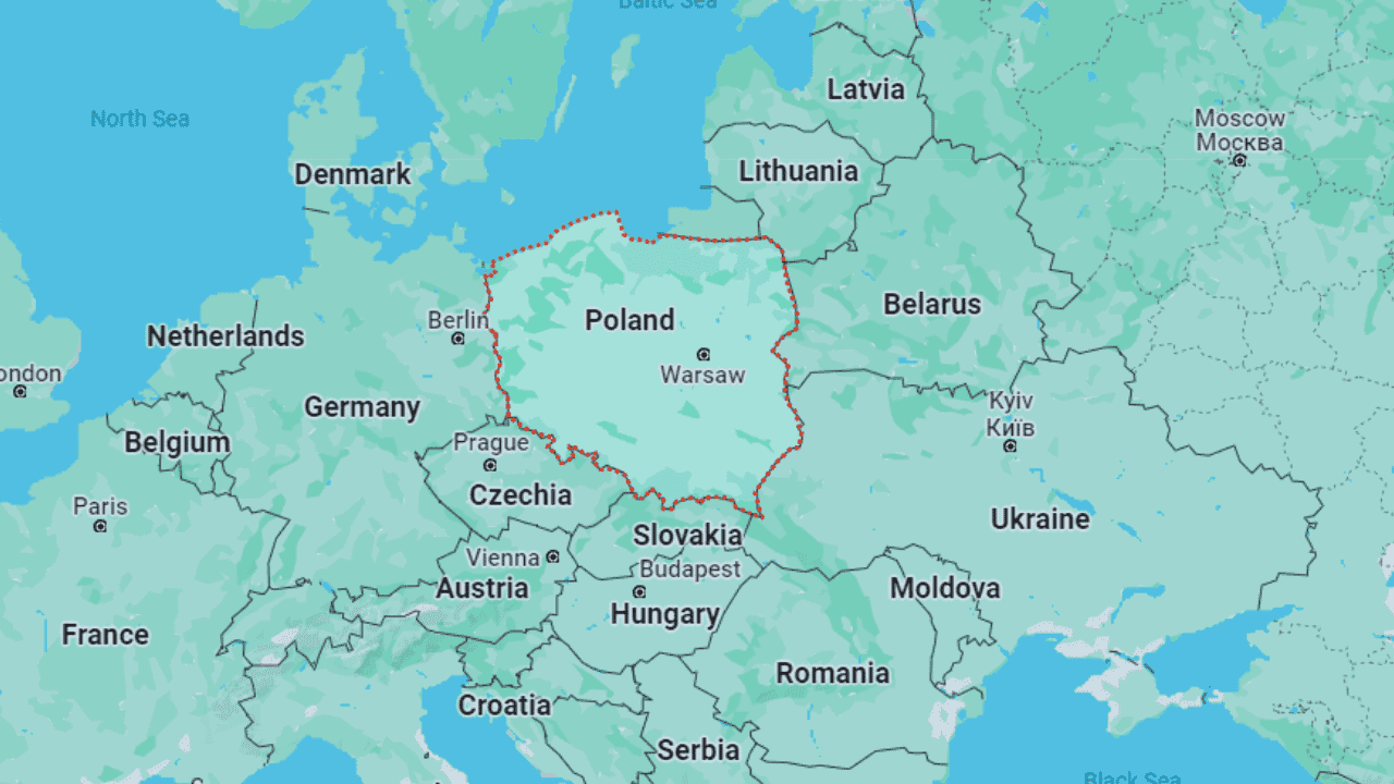 Where is Poland Located?